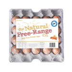 The Natural Free-Range Co. Mixed Grade Tray Eggs 20pk