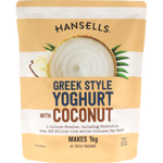 Hansells Greek Style With Coconut Yoghurt Mix 220g