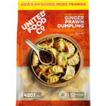United Fish Co Asian Kitchen Ginger Prawn Dumpling 420g
