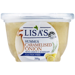 Lisas Caramelised Onion With Rosemary & Lemon Hummus 200g
