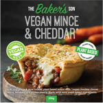 The Baker's Son Vegan Mince & Cheddar Pie