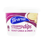 Tararua Roast Garlic & Onion Creamy Dip 250g