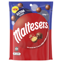 Maltesers Extra Chocolate 120g Pouch Sfp