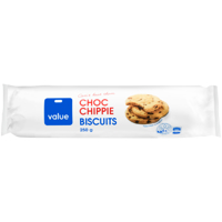 Value Choc Chip Biscuits 250g