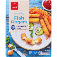 Pams Crumbed Fish Fingers 500g