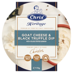 Chris Heritage Goats Cheese & Black Truffle 170g