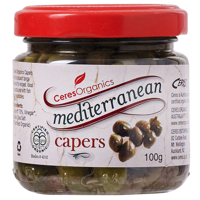 Ceres Organics Mediterranean Capers 100g