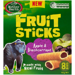 Mother Earth Apple & Blackcurrant Fruit Sticks 152g