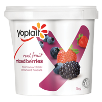 Yoplait Real Fruit Mixed Berries Yoghurt