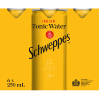 Schweppes Indian Tonic Water Cans