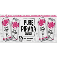 Pure Pirana Raspberry Seltzer