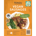 Tonzu Natural Herb Organic Vegetarian Sausages