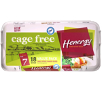 Henergy Cage Free Size 7 Eggs 18pk