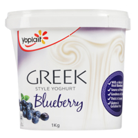 Yoplait Greek Style Blueberry Yoghurt 1kg