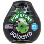 Robinsons Squash'd Apple & Blackcurrant Drink Concentrate 66ml