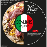 Scalini's At Home Margherita Pizza 500g