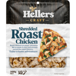 Hellers Craft Shredded Roast Chicken 300g