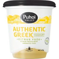 Puhoi Valley Citrus Yuzu Authentic Greek Yoghurt 400g