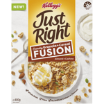 Kelloggs Just Right Just Right Almond + Cashew Crunchy Granola + Cereal Fusion 400g