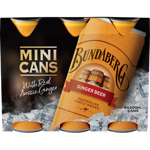 Bundaberg Ginger Beer Mini Cans 6pk