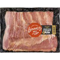 Leonard Gourmet Gold Manuka Smoked Streaky Bacon 1kg