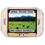 Animal Welfare Foods Free Range Naturally Eggs 6ea