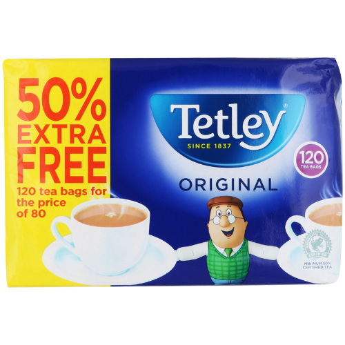 Tetley Original Tea Bags 375g Prices FoodMe