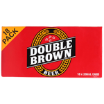 Double Brown Beer 18pk