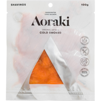 Aoraki Smokehouse Original Artisan Cold Smoked Salmon Shavings 100g