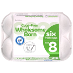 Wholesome Barn Cage Free Size 8 Eggs 6pk