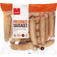 Pams Precooked Sausages 1kg