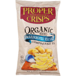 Proper Crisps Hand Cooked Marlborough Sea Salt Organic Potato Crisps 150g