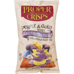 Proper Crisps Hand Cooked Cracked Pepper & Sea Salt Gold & Purple Potato Crisps 150g