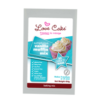 Love Cake Gluten Dairy Free Sumptuous Vanilla Muffin Mix 454g
