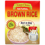 King's Choice Brown Rice Boil In Bag 500g