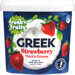 Freshn Fruity Greek Strawberry Thick 'n Creamy Yoghurt 1kg