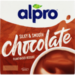 Alpro Silky & Smooth Chocolate Plant-Based Dessert 4pk