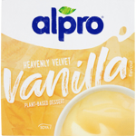 Alpro Heavenly Velvet Vanilla Flavour Plant-Based Dessert 4pk