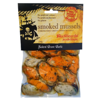 Blackbeards Smokehouse Garlic Smoked Mussels 210g