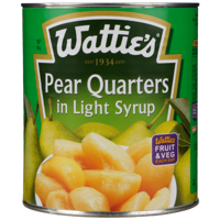 Wattie's Pear Quarters In Light Syrup 3kg