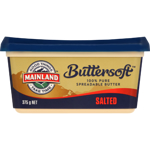Mainland Salted Buttersoft Spreadable Butter 375g