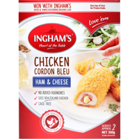 Ingham's Ham & Cheese Chicken Cordon Bleu 350g