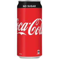 Coca Cola No Sugar Soft Drink 440ml