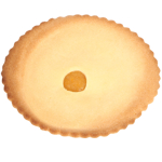 Bakery Sweet Pastry Apricot Family Pie 1ea