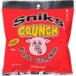 Sniks Crunch Pork Crackle Gluten Free 45g