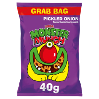 Walker's Pickled Onion Mega Monster Munch Corn Snacks 40g
