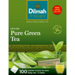 Dilmah Ceylon Pure Green Tea Tagless Tea Bags 100ea