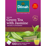 Dilmah Ceylon Green Tea With Jasmine Tagless Tea Bags 100ea