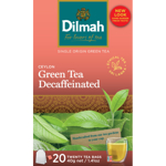 Dilmah Ceylon Green Tea Decaffeinated Tea Bags 20ea