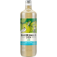 BAKER Halls & Co Lime Low Calorie Fruit Syrup 700ml